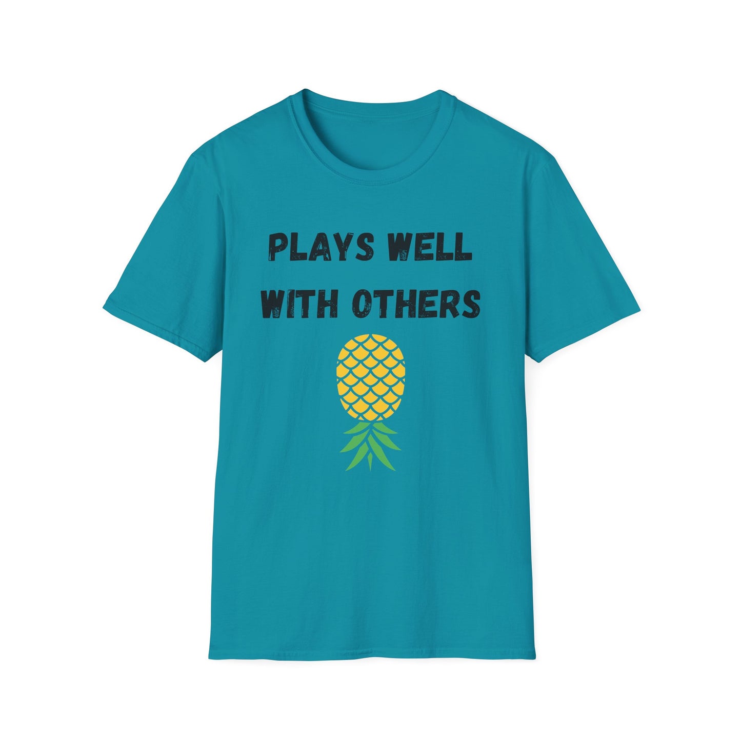 "Plays Well With Others” Unisex Softstyle Tee