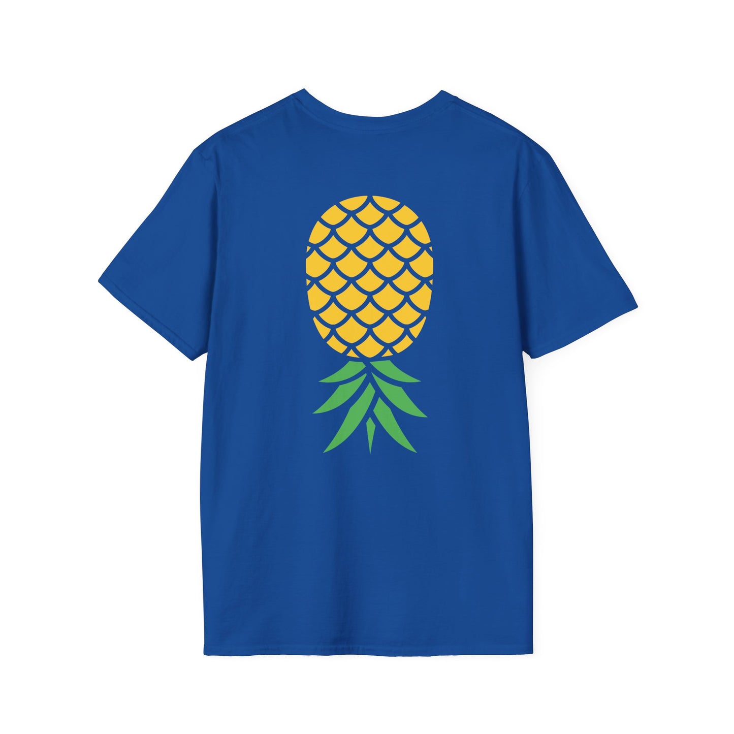 Upside-Down Pineapple - Softstyle Cotton Tee (Two Sided Print)