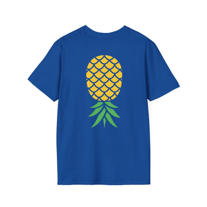 Upside-Down Pineapple - Softstyle Cotton Tee (Two Sided Print)