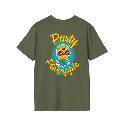 Party Pineapple Men's Cotton T-Shirt