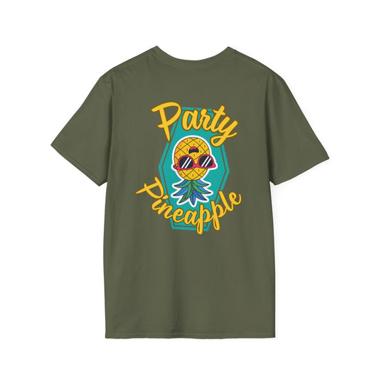 Party Pineapple Men's Cotton T-Shirt