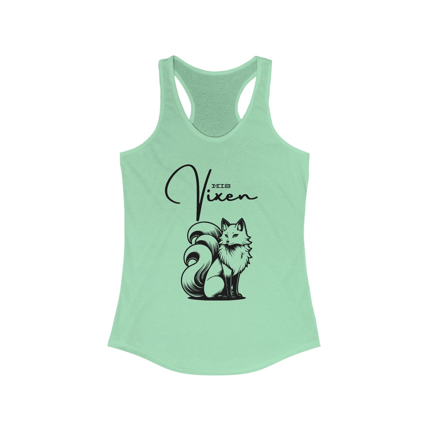 ‘His Vixen’ Women's Ideal Racerback Tank