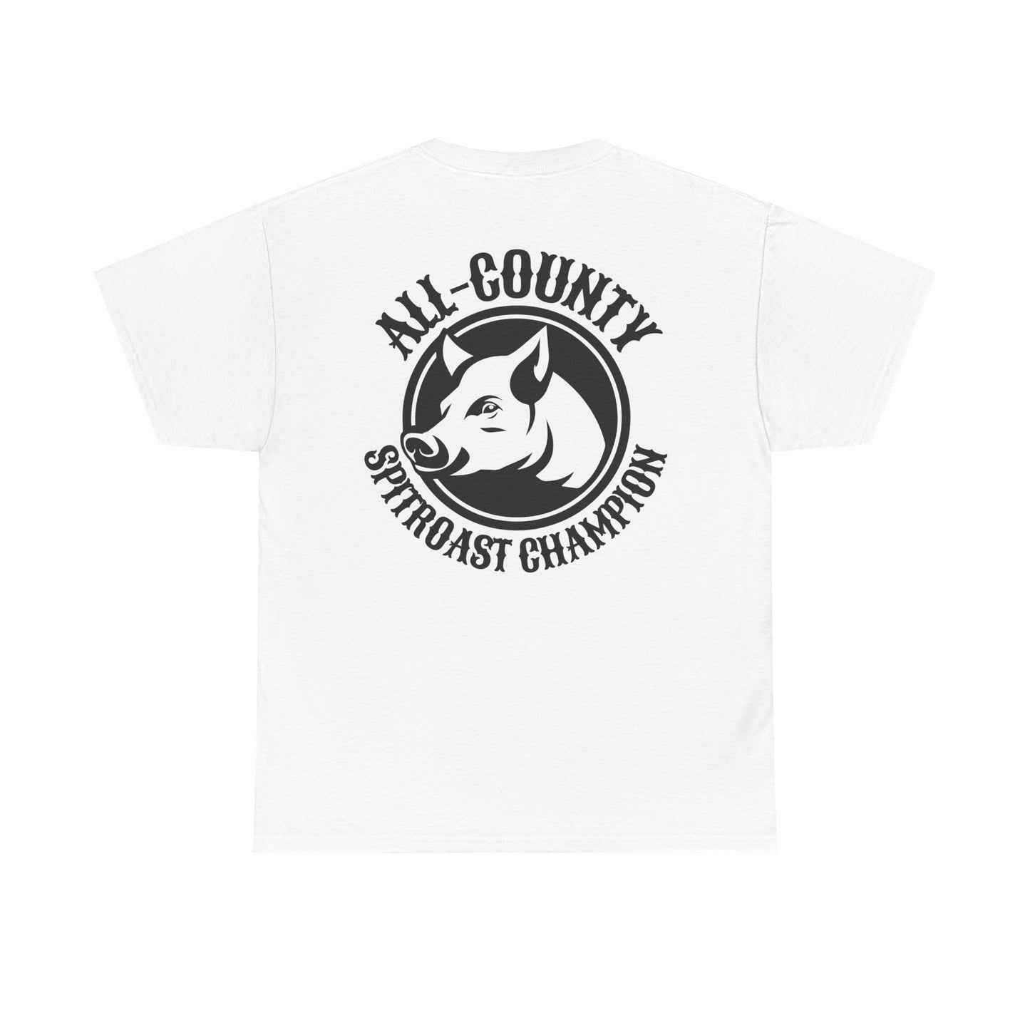 Spitroast Champion - Heavy Cotton Tee (Two Sided Print)