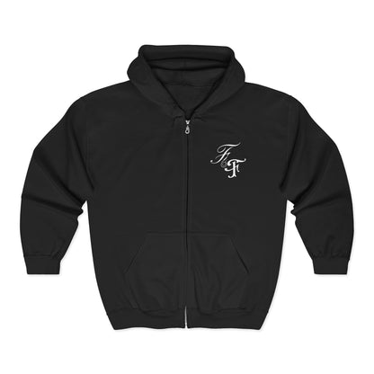 Official Flirt & Fetish Monogram Logo Unisex Full Zip Hoodie