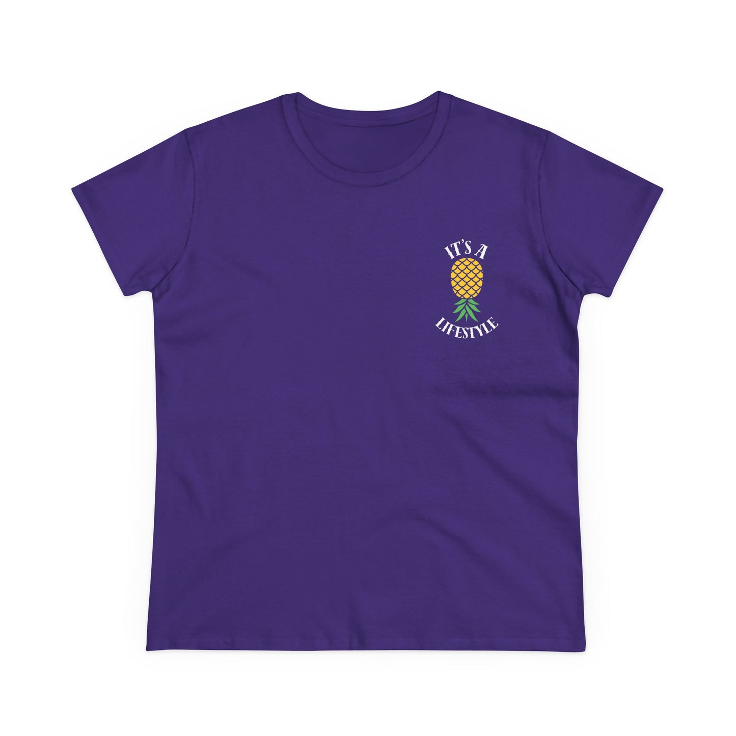 It's A Lifestyle - Semi-Fitted Cotton Tee (Two Sided Print)