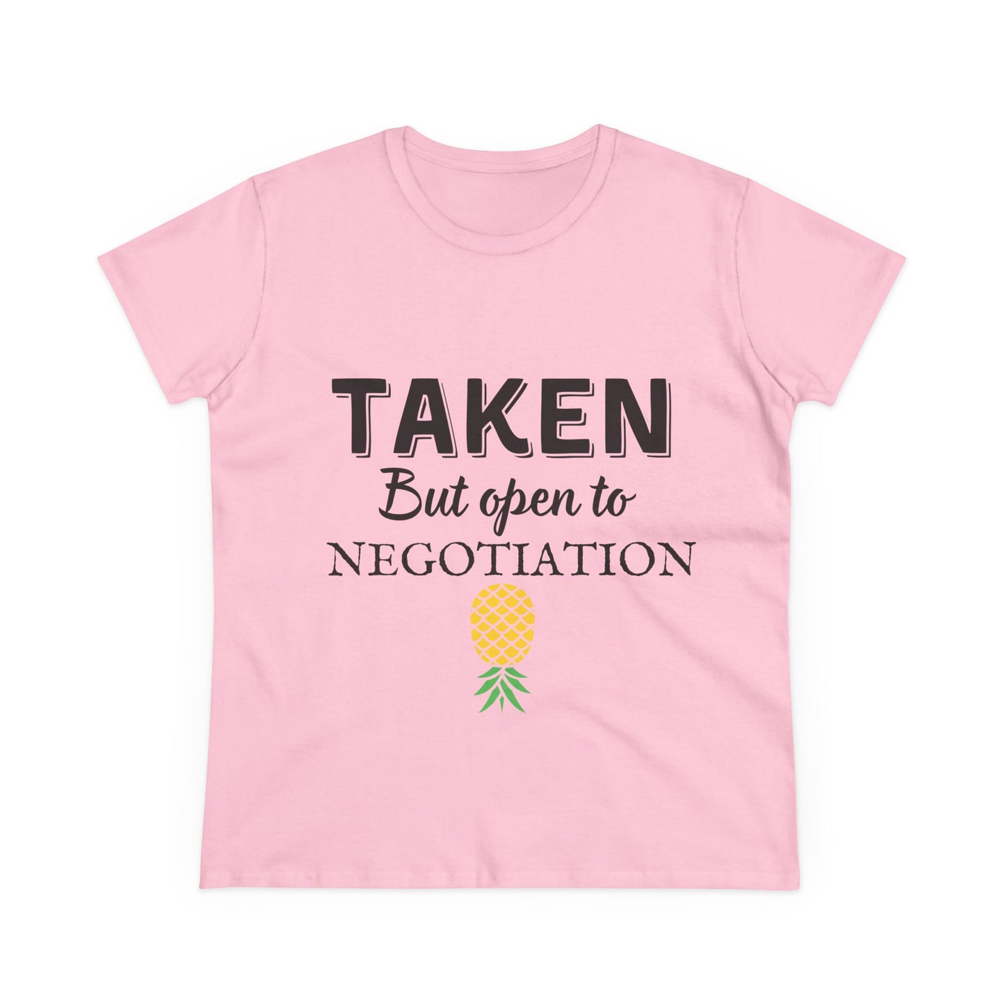Open to Negotiation - Semi-Fitted Cotton Tee