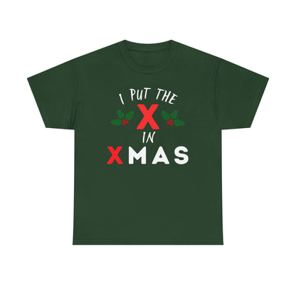 I Put the X in Xmas - Heavy Cotton Tee