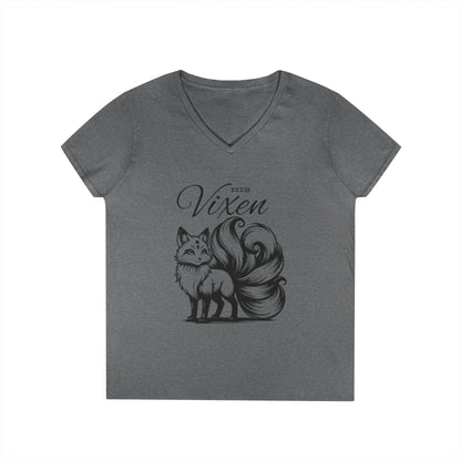 His Vixen - Fitted V-Neck Tee