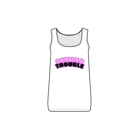 Double D Trouble Baby Rib Tank