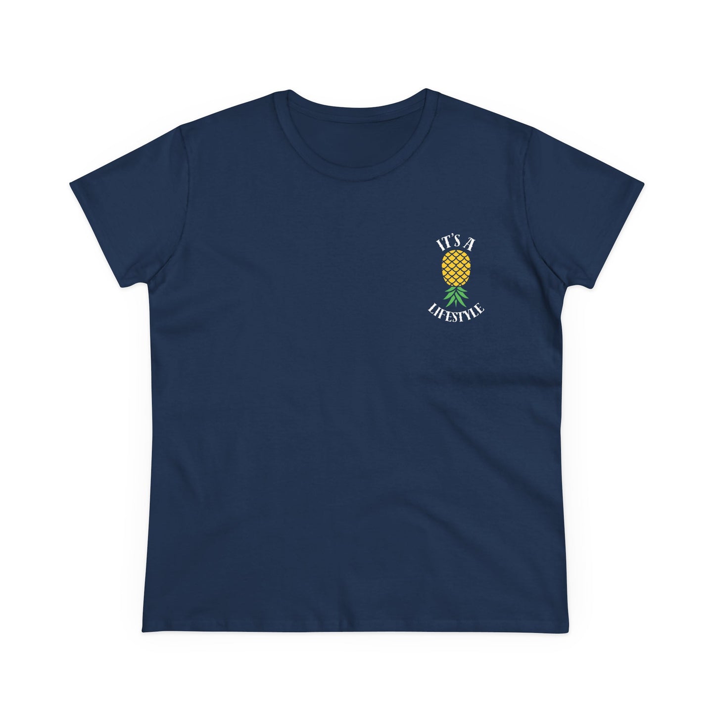 It's A Lifestyle - Semi-Fitted Cotton Tee (Two Sided Print)