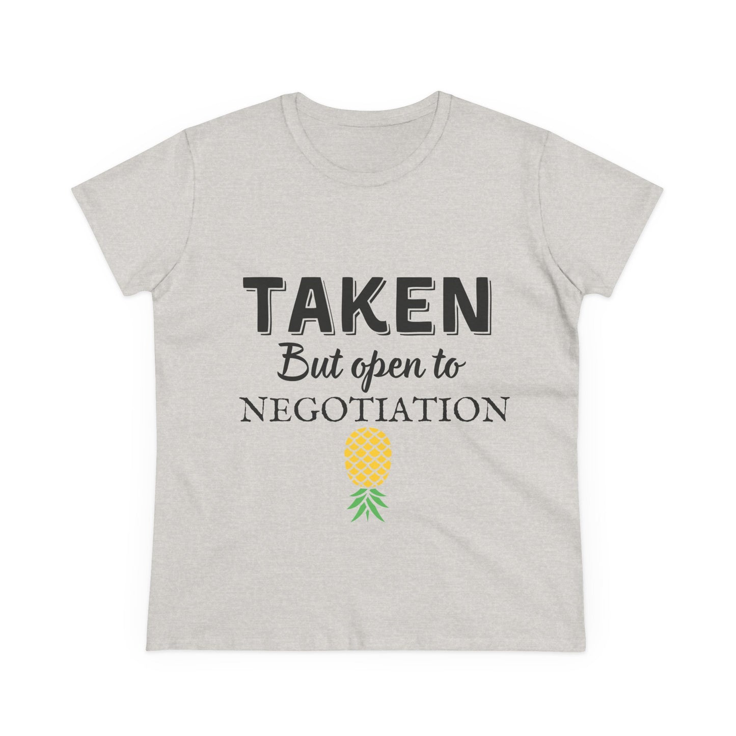 Open to Negotiation - Semi-Fitted Cotton Tee
