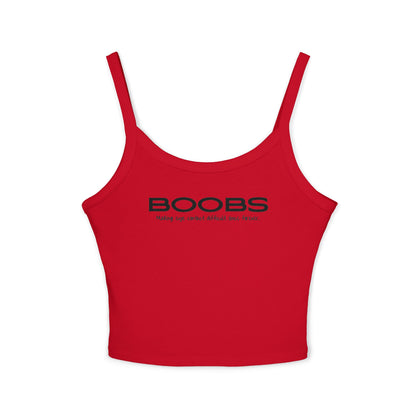 Making Eye Contact Difficult - Women's Spaghetti Strap Tank