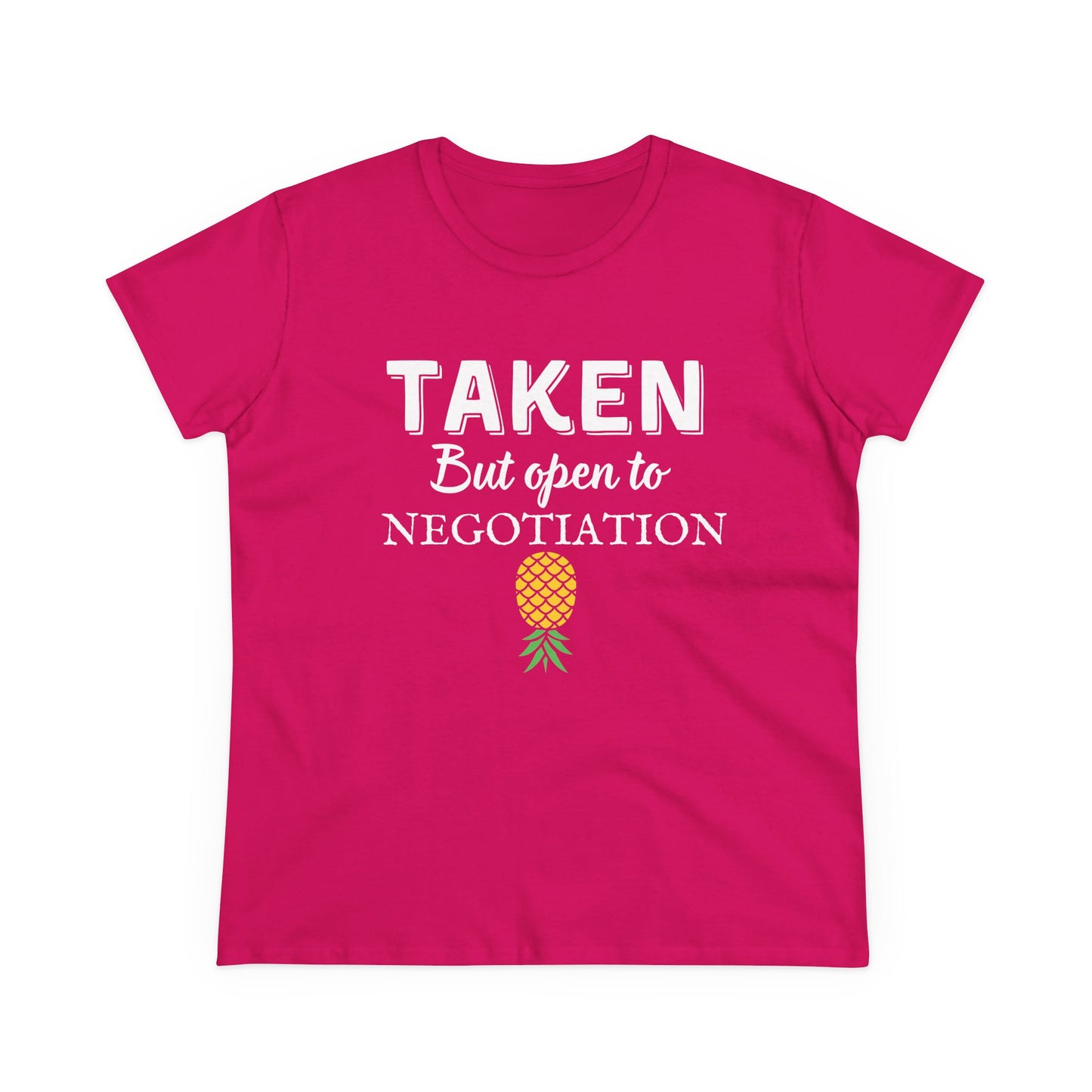 Open to Negotiation - Semi-Fitted Cotton Tee