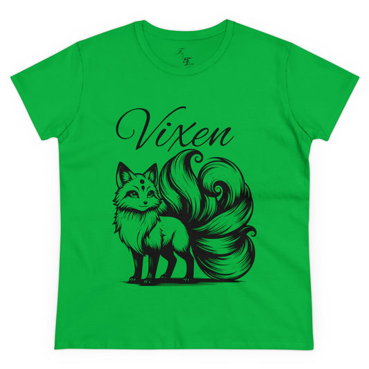 ‘Vixen’ Women's Midweight Cotton Tee