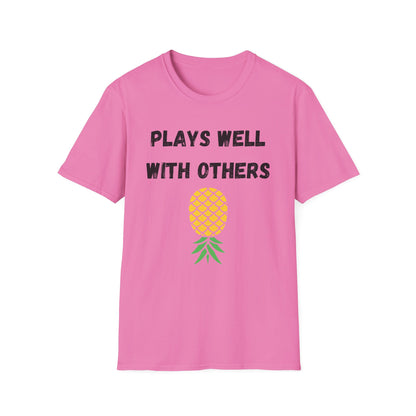 "Plays Well With Others” Unisex Softstyle Tee