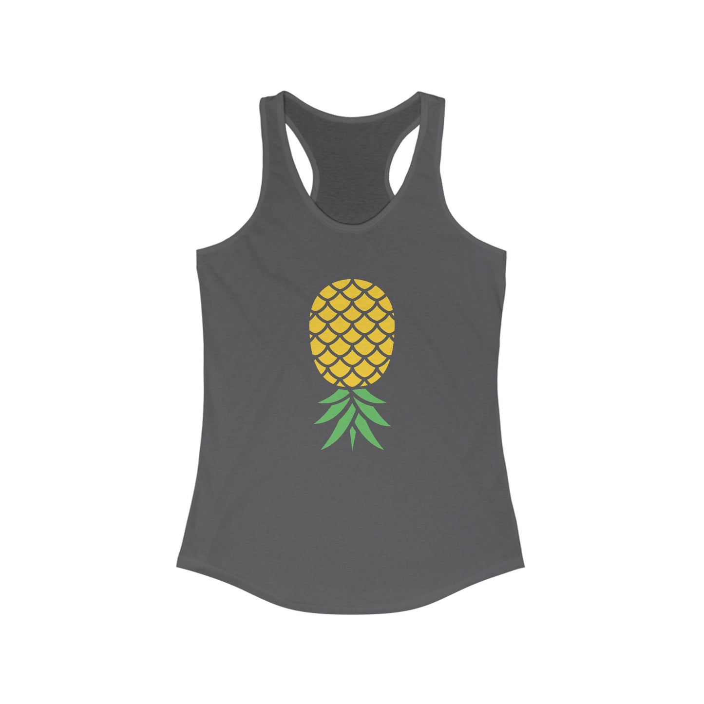 Women's Upside Down Pineapple Racerback Tank