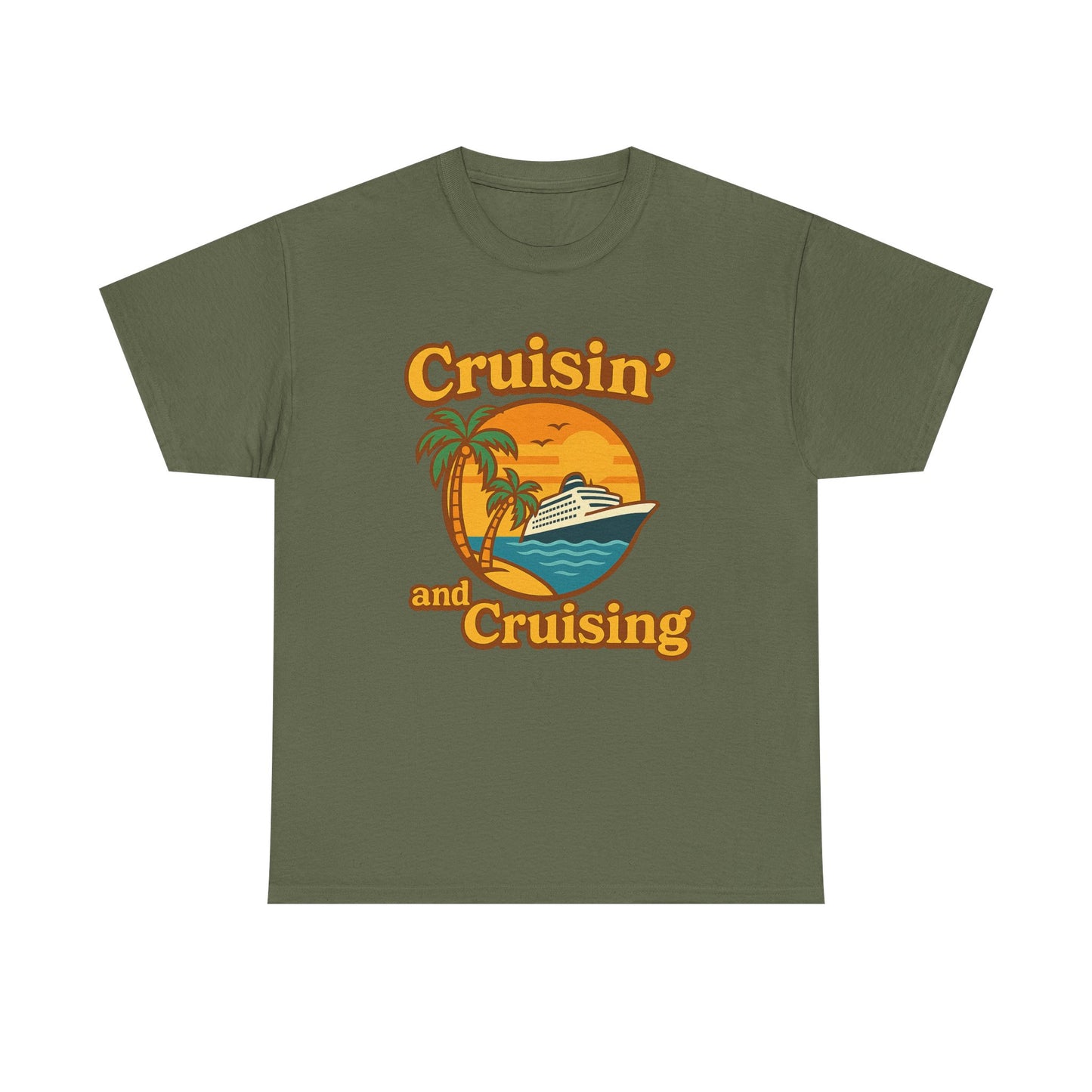 Cruisin' and Cruising - Heavy Cotton Tee