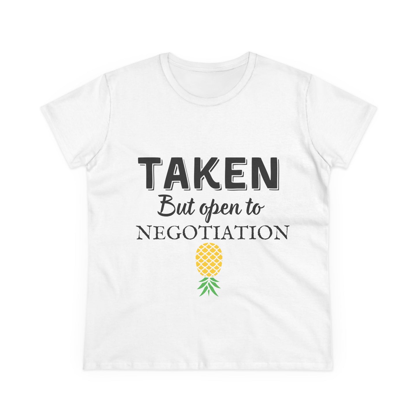 Open to Negotiation - Semi-Fitted Cotton Tee