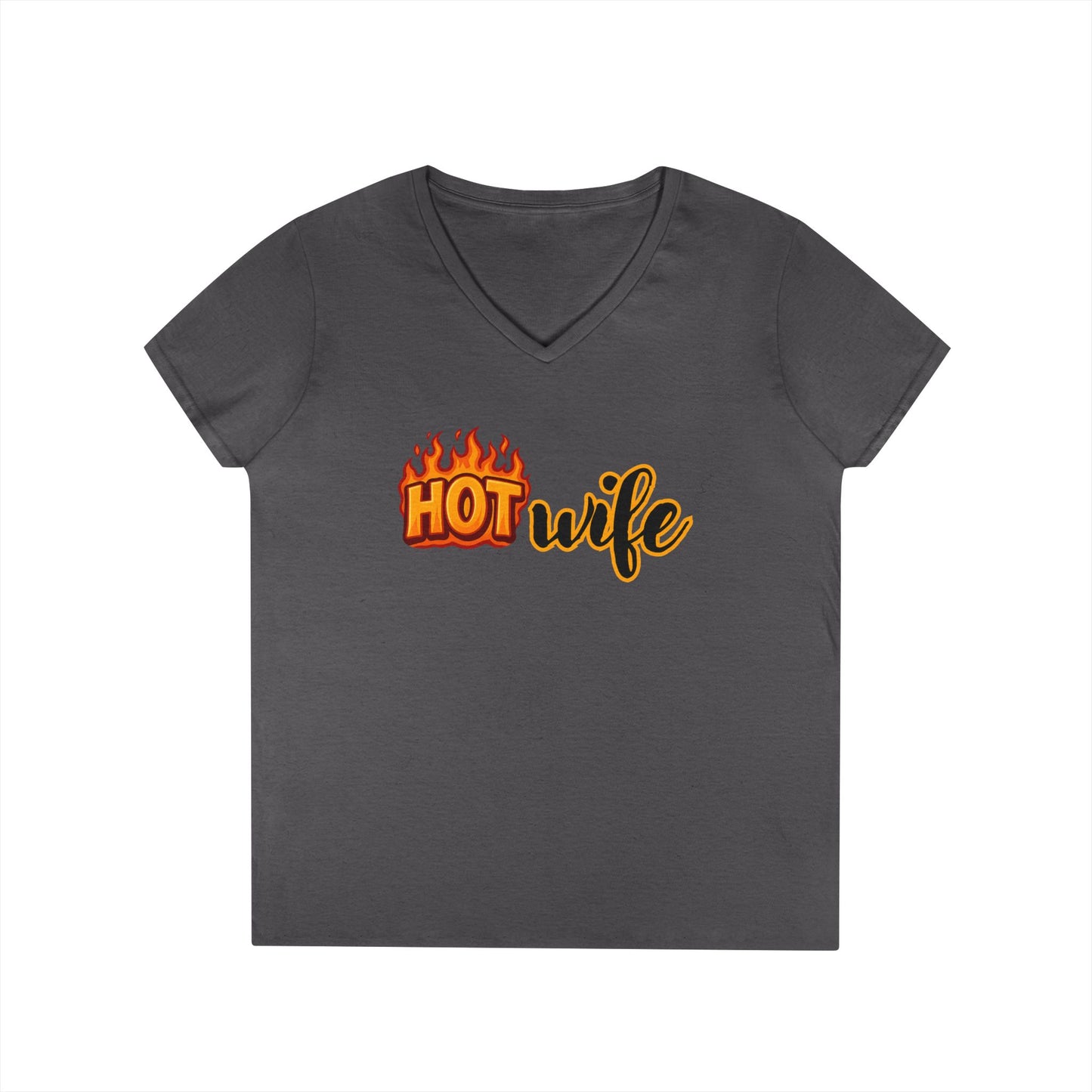 Hotwife - Fitted V-Neck Tee
