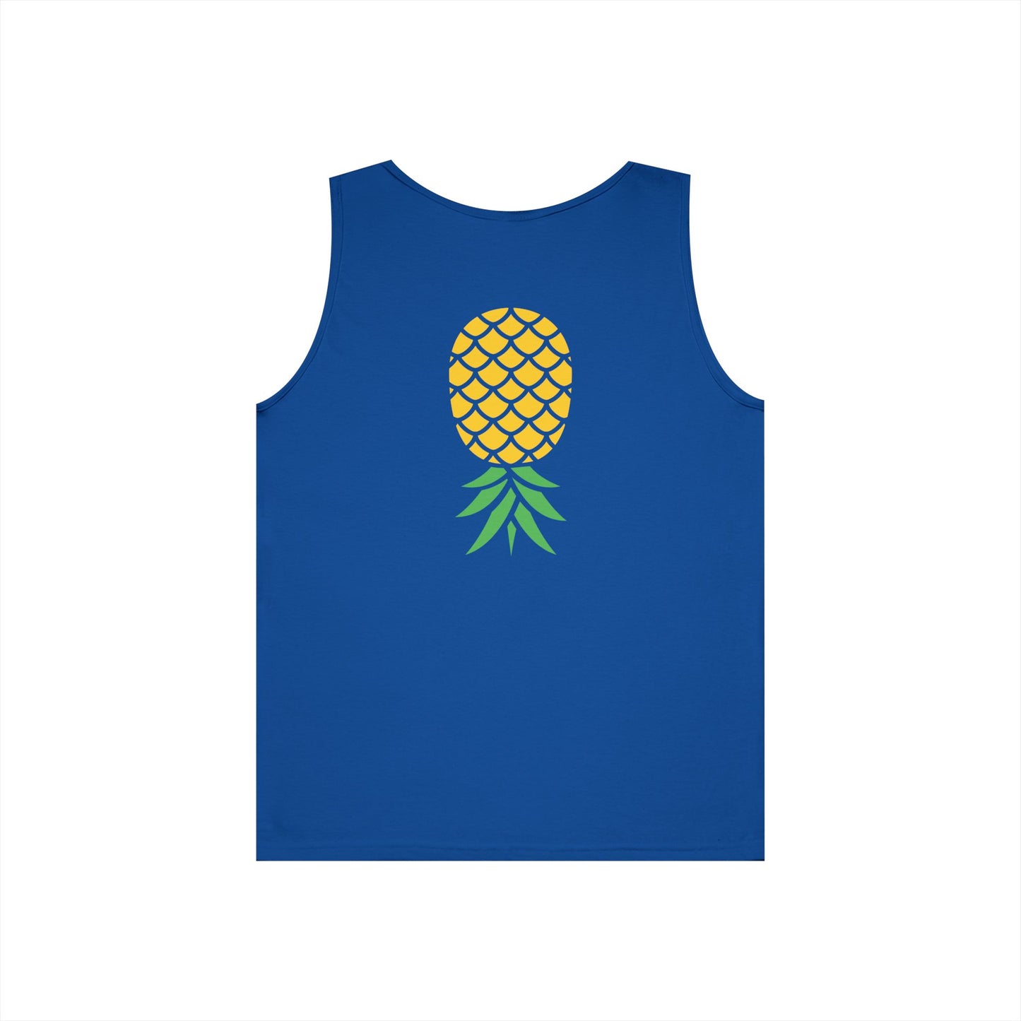 Upside-Down Pineapple - Cotton Tank (Two Sided Print)