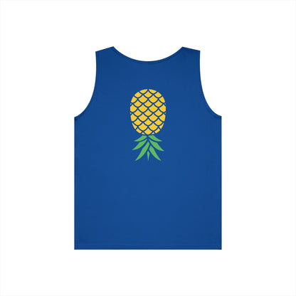 Upside-Down Pineapple - Cotton Tank (Two Sided Print)