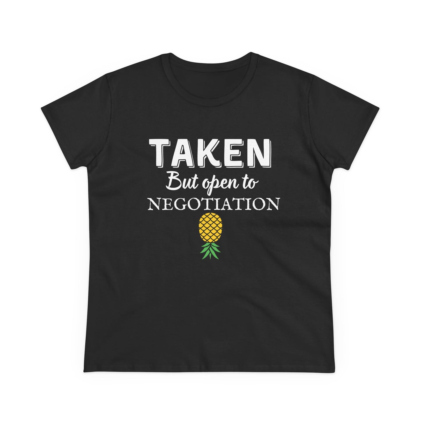 Open to Negotiation - Semi-Fitted Cotton Tee