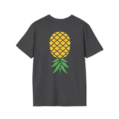 Upside-Down Pineapple - Softstyle Cotton Tee (Two Sided Print)