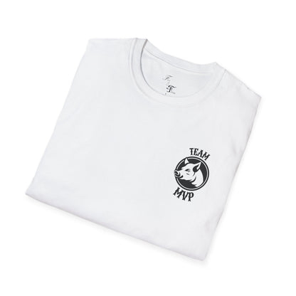 Unisex Softstyle T-Shirt with Team Pig Design, Animal Lover Tee, Funny Gift for Farmers, Casual Wear, All-County Champion Shirt
