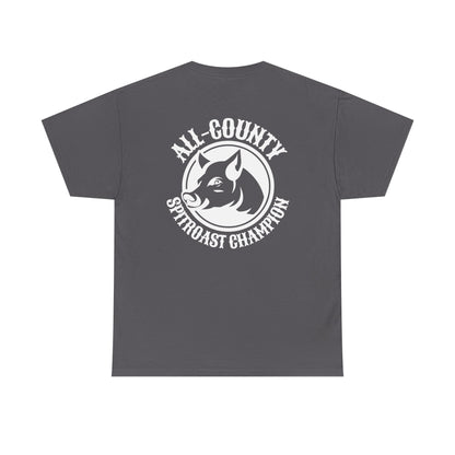 Spitroast Champion - Heavy Cotton Tee (Two Sided Print)
