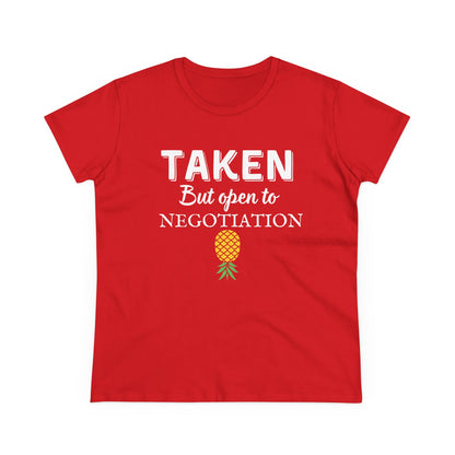 Open to Negotiation - Semi-Fitted Cotton Tee