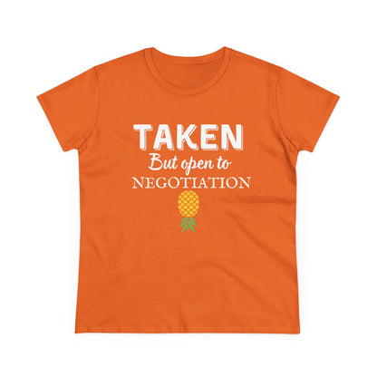 Open to Negotiation - Semi-Fitted Cotton Tee