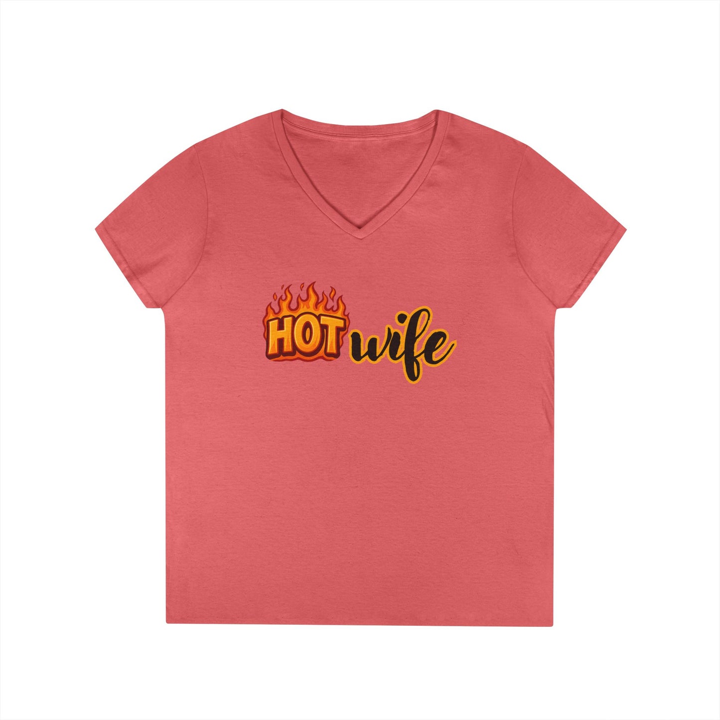 Hotwife - Fitted V-Neck Tee